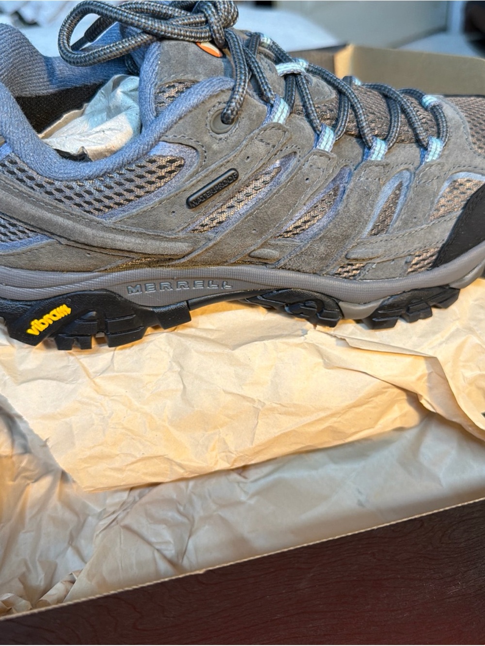 Merrell Moab 2 Waterproof womens Hiking Shoe - Gray